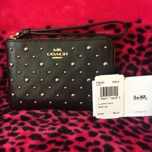 NWT Authentic Coach Wristlet